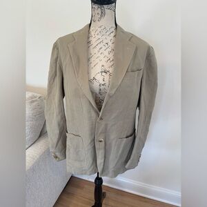 De Petrillo "Nuvola Anacapri 2" cotton and linen jacket size 50